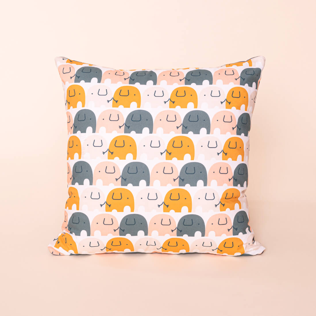 Lemonni Elephant Peach  20x20” Cushion Cover