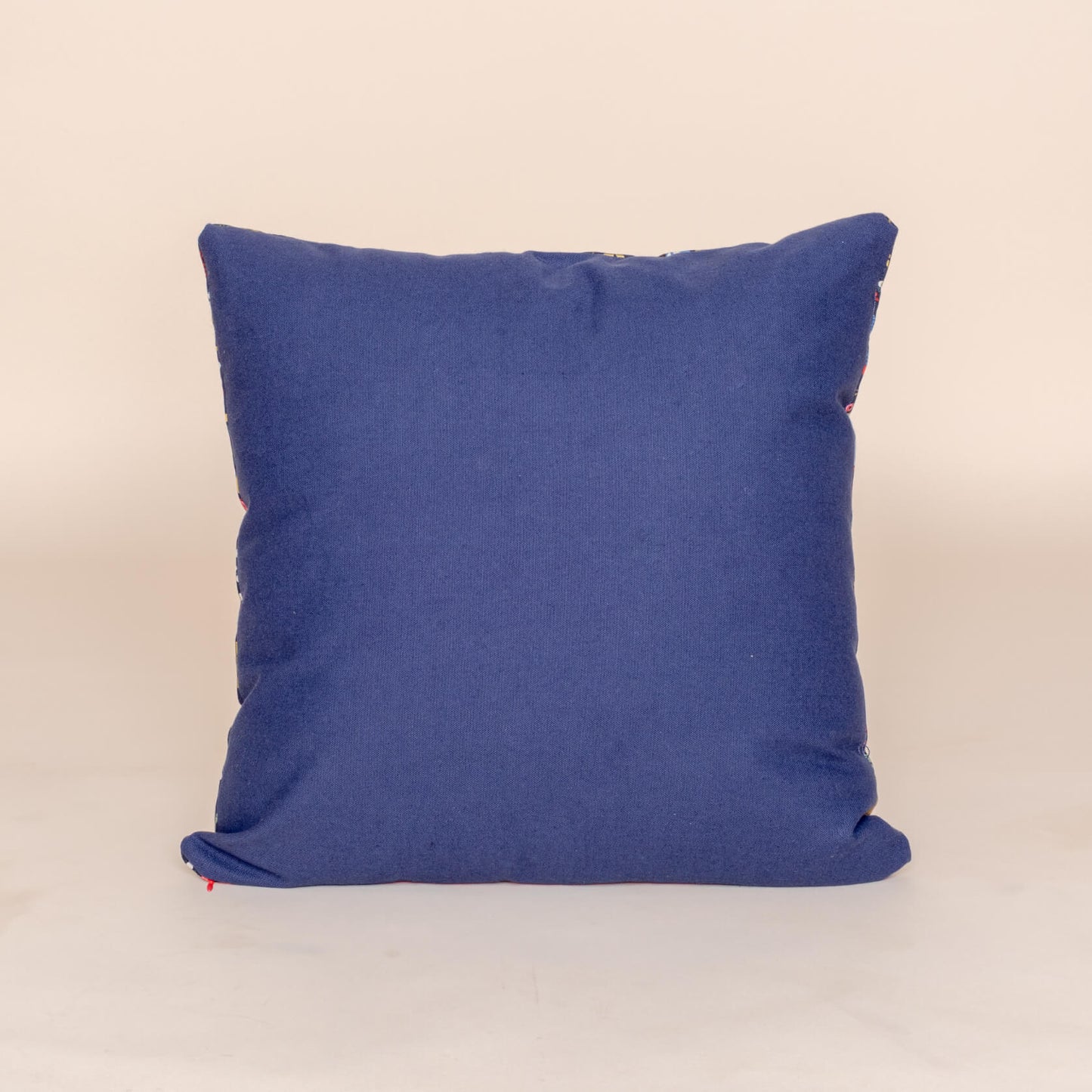 Wonderland Cushion Cover 20x20" Pillow Cover in Navy Blue