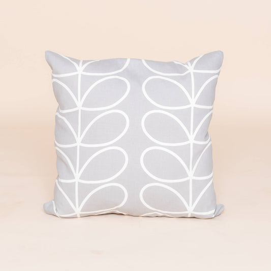 Orla Kiely Linear Stem Large Grey 20x20” Cushion Cover