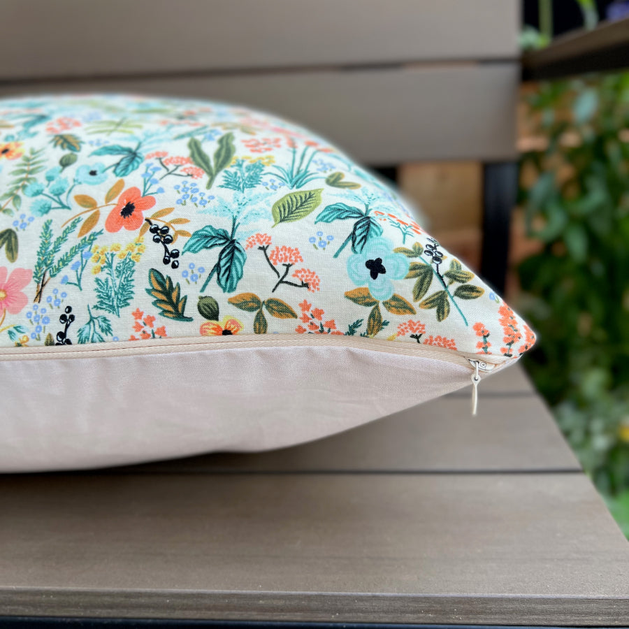 Amalfi Herb Garden Natural Cushion Cover